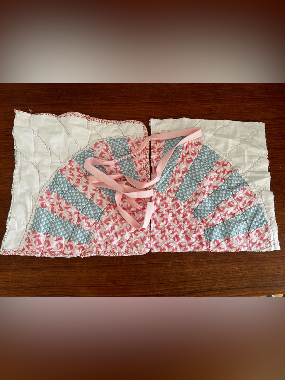 Quilt scraps and scrap binding